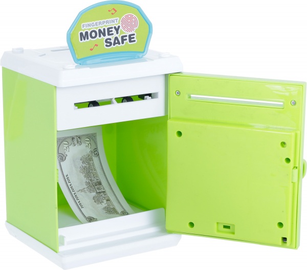 Сейф-скарбничка електронний дитячий банк зелений OTE0644690/green