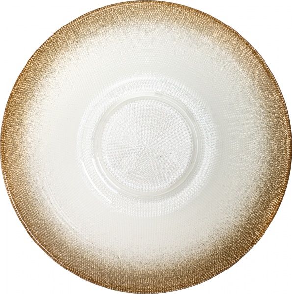 Салатник 24 см срібно-білий Arda Cam