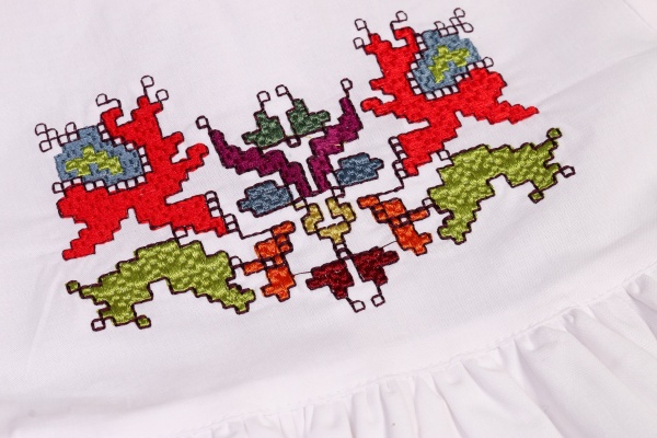 Платье Эдельвика р.122 белый 23-22/09 