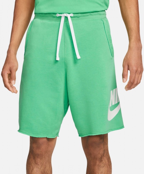 Шорты Nike CLUB ALUMNI HBR FT SHORT DX0502-363 р. 2XL зеленый