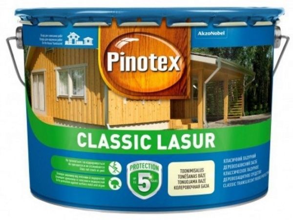 Деревозахисний засіб Pinotex Classic Lasur калужниця мат 10 л