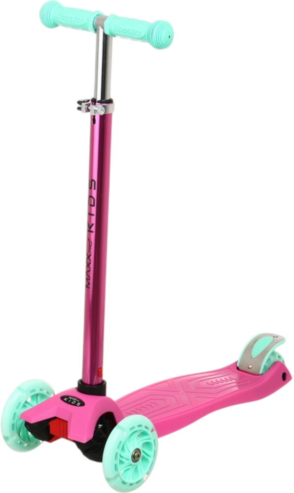 Самокат MaxxPro kids рожевий LS306/maxi/ pink green
