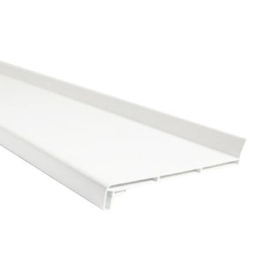 Отлив пластиковый Brilliant 180x6000 мм белый