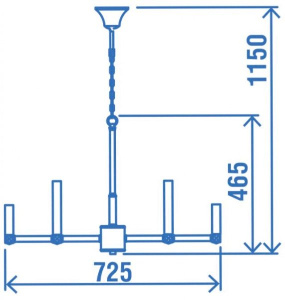 Люстра Victoria Lighting Candle SP16 10x40 Вт E14 сатин 