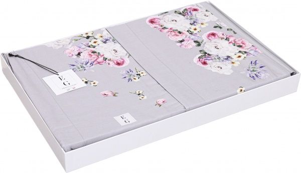 Комплект постельного белья Koi Amore dark grey темно-серый Cogal 