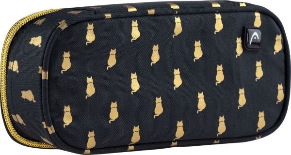 Пенал школьный HD-468 Head черный