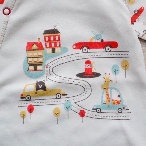 Комбінезон Minikin р.62 білий із малюнком 205703 