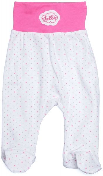 Ползунки для девочек Baby Veres Hello Bunny р.68 бело-голубой 