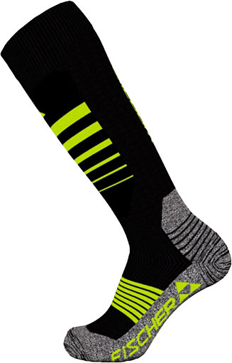 Носки FISCHER Alpine Vacuum Comfort Fit G37119 р.43-46 черно-желтый