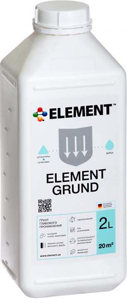 Грунтовка глубокопроникающая Element Grund 2 л