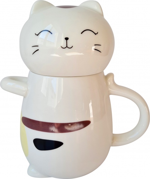 Чашка с крышкой Pretty Kitty 400 мл A0520-JZ20S05B Astera