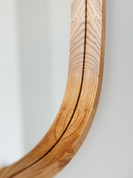 Зеркало настенное Luxury Wood New Art Slim ясень темный 600x900 мм 