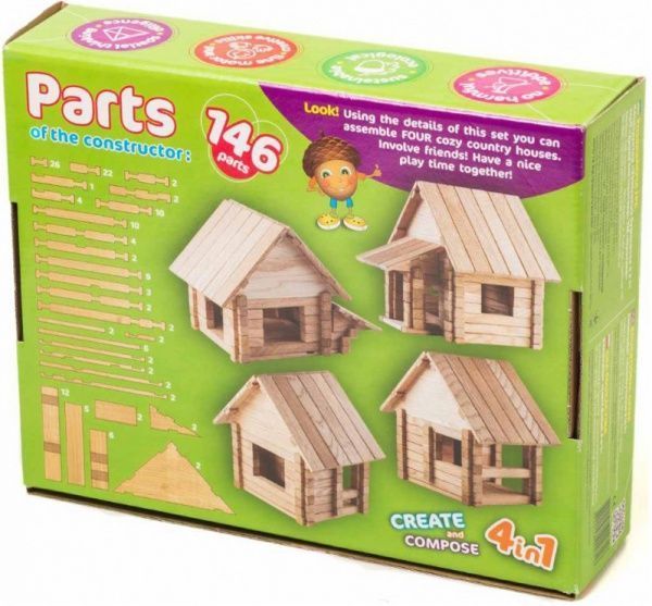 Конструктор Igroteco Домик с верандой