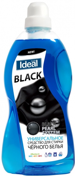 Универсальное средство для машинной и ручной стирки Family ideal Black 1000 л 