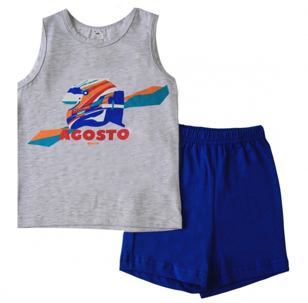 Піжама для хлопчиків Smil р.146 світло-сірий 104718 