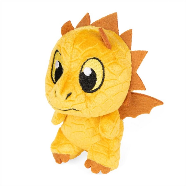 Мягкая игрушка Spin Master Как приручить дракона 3: мягкий дракон в яйце Гамма 8 см желтый SM66623/6842