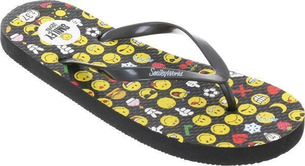 Шлепанцы Funny emoticon р. 37 черный