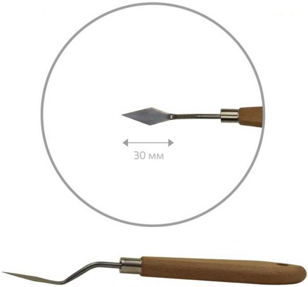 Мастихин 11917 ромб мини 5,5 см код 1001 Rosa Start 