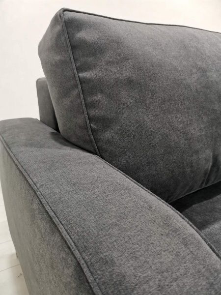 Диван прямой Париж темно-серый 2520x1080x870 мм