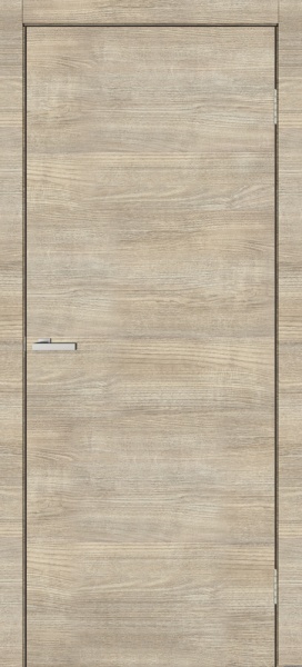 Дверное полотно ОМиС R глухое (гладкое) ПГ 900 мм дуб родос 