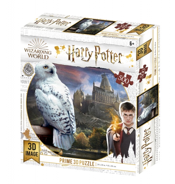 3D-пазл PRIME 3D 32514 Harry Potter Сова Хогвартс 500 деталей