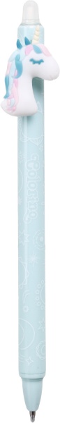 Ручка Colorino Єдиноріг пиши-стирай синя