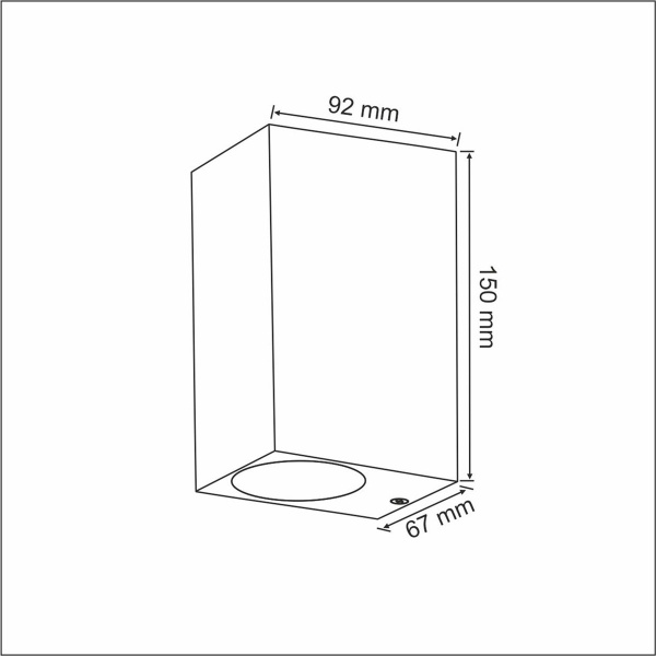 Бра Polux Boston S 2x10 Вт GU10 черный 