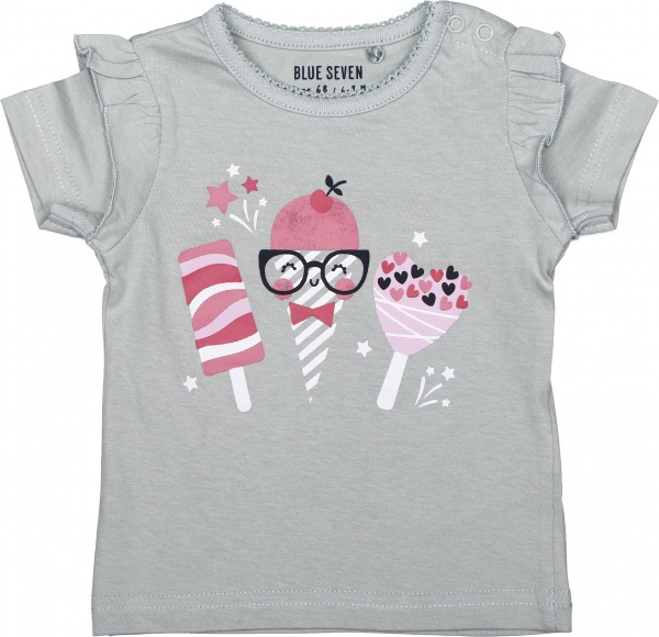 Футболка для дівчаток Blue Seven р.74 сірий 901122 X * 98 