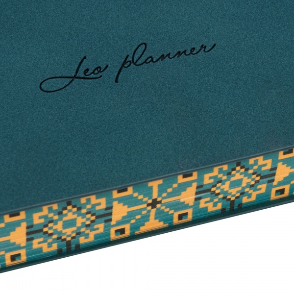 Дневник датированный Ukraine синий 368 стр. Leo Planner Glory A5 2024