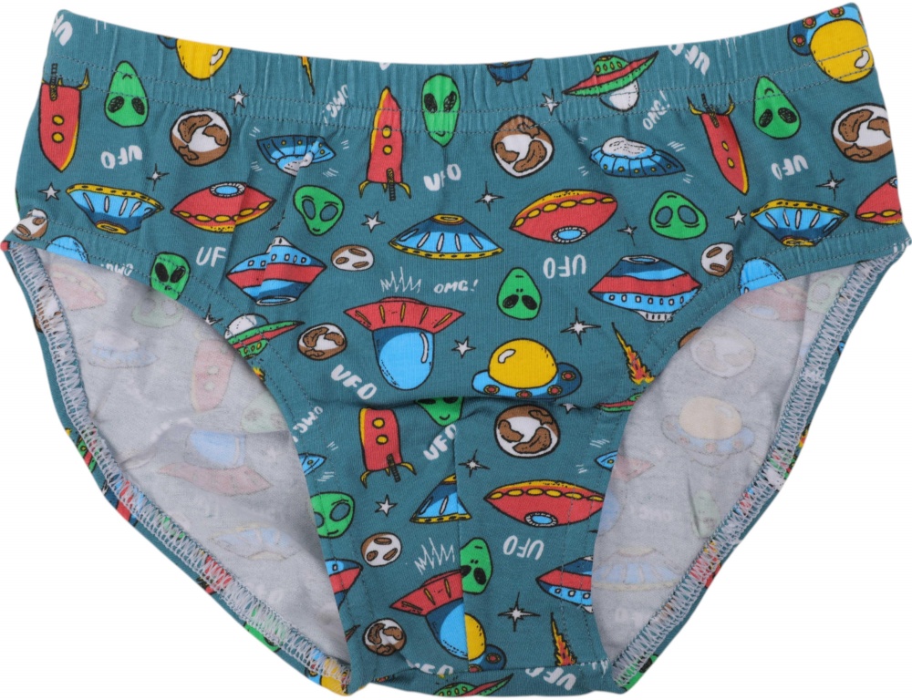 Набор трусов для мальчиков HW 3 пары р.122-128 голубой с серым H3-I3