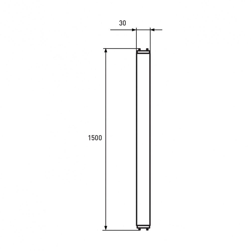 Лампа светодиодная Eurolamp 24 Вт T8 G13 220 В 6500 К LED-T8-24W/6500(nano)