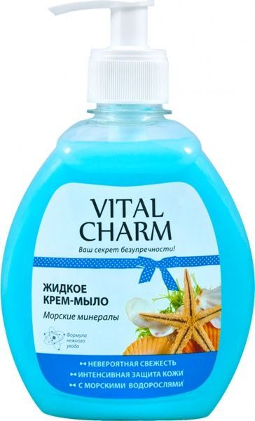 Крем-мило Vital Charm Морські мінерали 300 мл