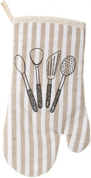 Набір кухонний прихватка та рукавиця Spoons 18x33 см бежевий UP! (Underprice) 