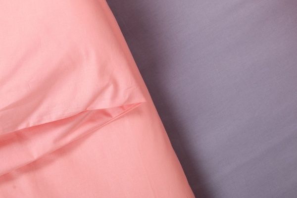 Комплект постельного белья Моно 1,5 розовый с серым La Nuit 