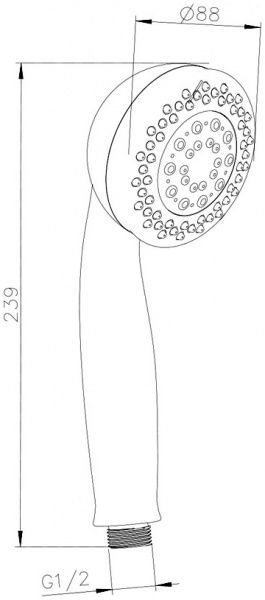 Ручний душ IMPRESE W088R5