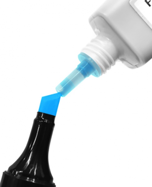 Заправка для маркера Refill Ink флуоресцентний синій EF900-285 FINECOLOUR