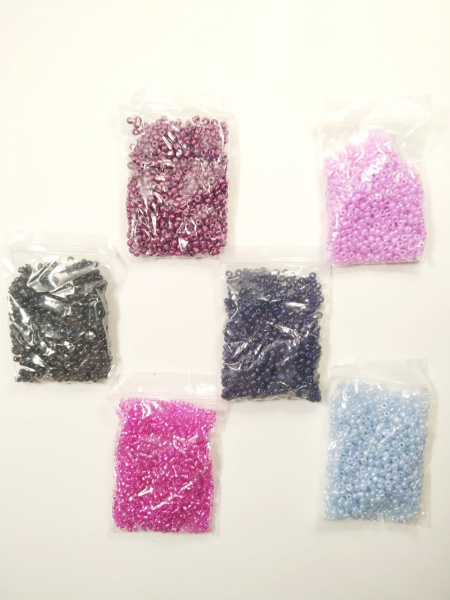 Набор, техника создание украшений 6 цветов/фиолетовый Рич-Ленд