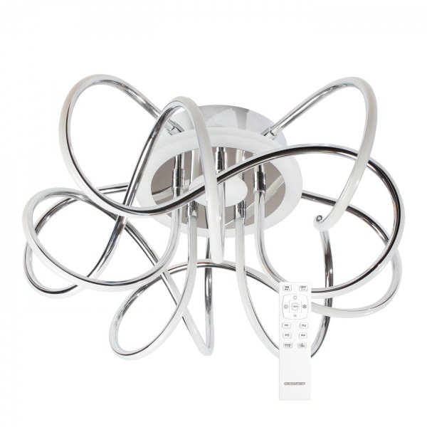 Люстра светодиодная Светкомплект Stella S 480 RGB 84 Вт хром/белый 