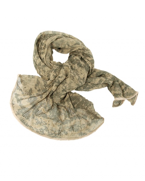 Шарф Mil-Tec СЕТКА МАСКИРОВОЧНАЯ [1129] AT-DIGITAL 12625070 р. камуфляж 