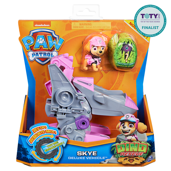 Ігровий набір Spin Master Цуценячий патруль: рятівний автомобіль де-люкс з водієм Скай (серія Дино-місія) SM16776/5492 