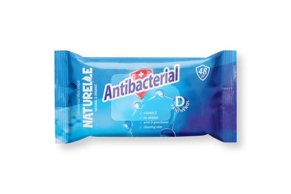 Влажные салфетки Naturelle Antibacterial подорожник 48 шт.