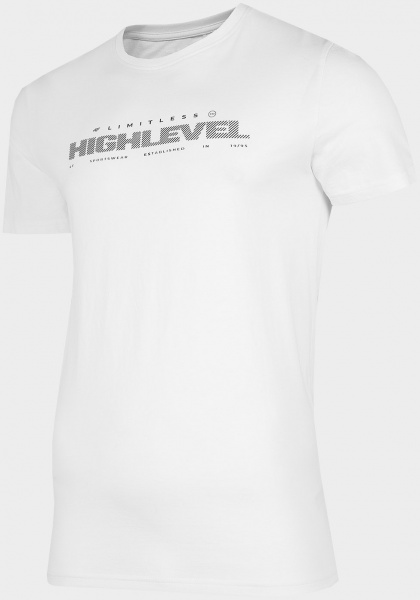 Футболка 4F T-SHIRT TSM031 H4Z22-TSM031-10S р.S белый