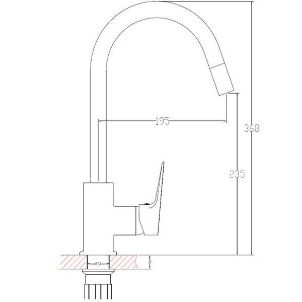 Смеситель для кухни Rozzy Jenori Rainbow RBZ888-8MN