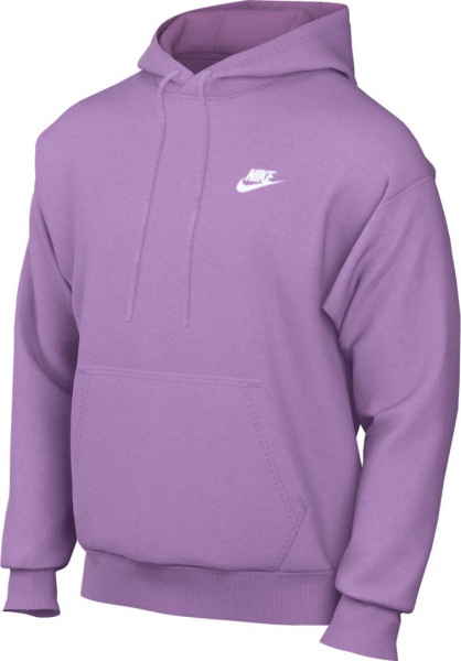 Джемпер Nike M NSW CLUB HOODIE PO BB BV2654-591 р. L фіолетовий