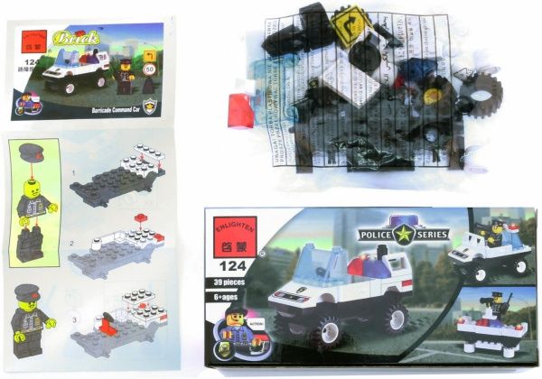 Конструктор Brick Police Полицейская машина 124