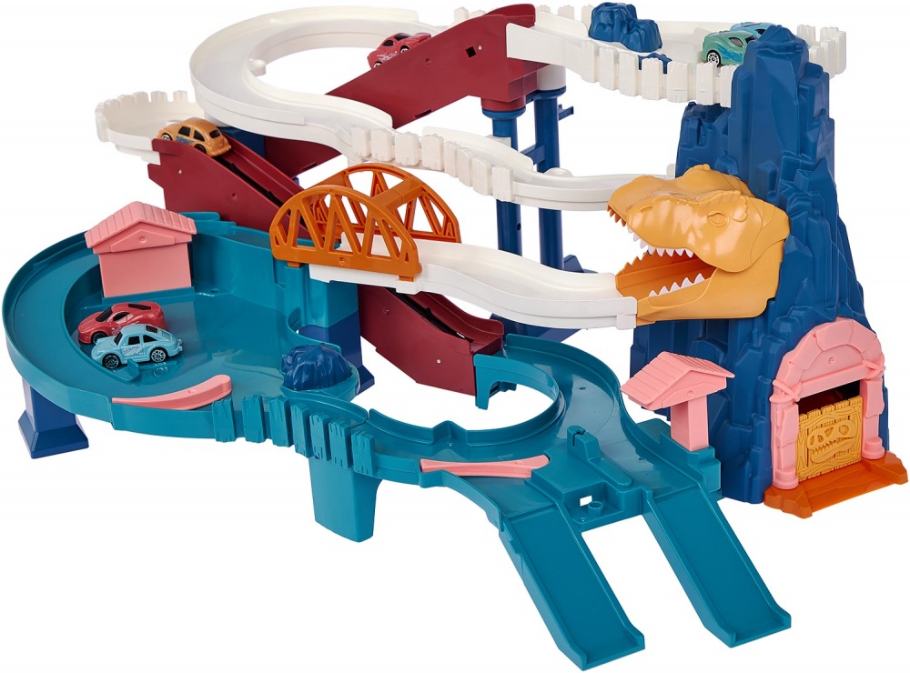 Ігровий набір ZIPP Toys Dino автотрек-серпантин електричний (6 машинок) 532.01.25