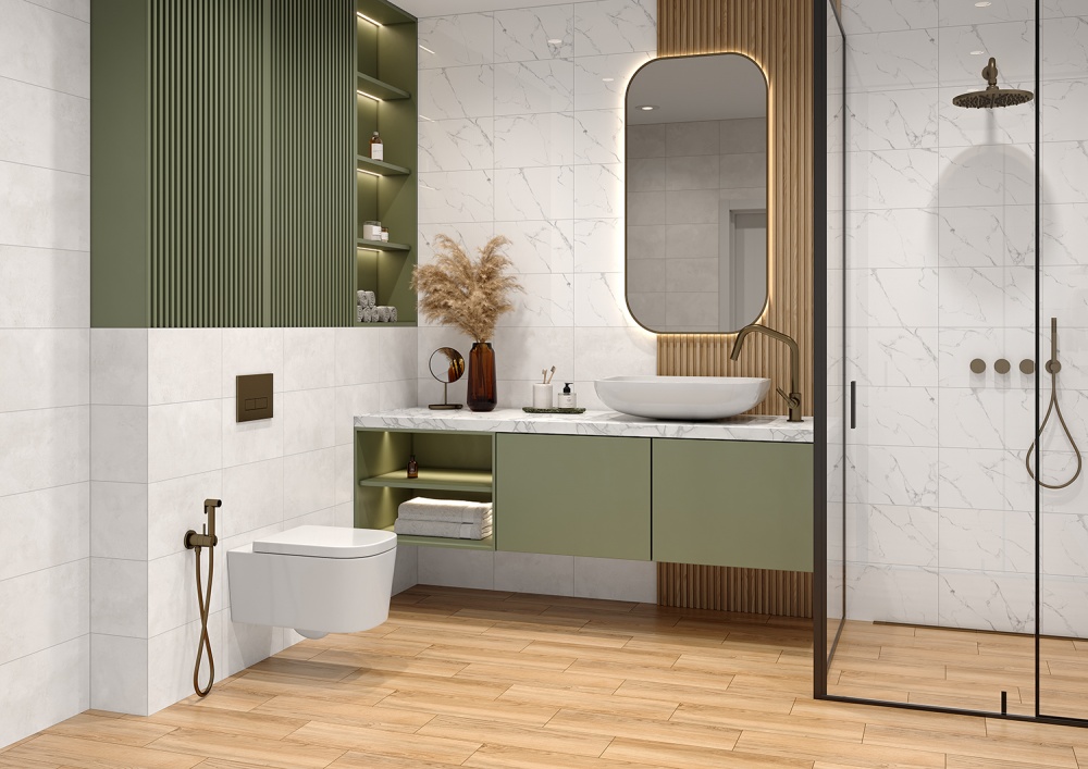 Плитка Cersanit ALTEA WHITE GLOSSY 25X40 G1