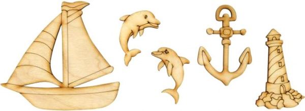 Набор заготовок Отдых 5 шт Rosa Talent 