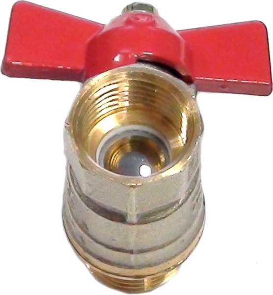 Кран шаровой Valvo DN 15 1/2 бабочка