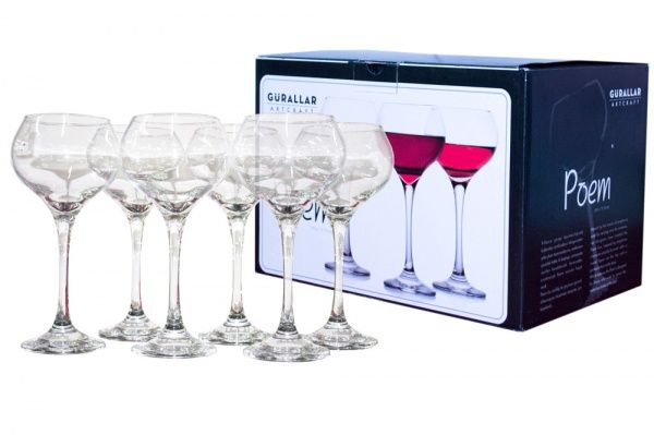 Набор бокалов для красного вина Poem 31-146-243 370 мл 6 шт. LAV 